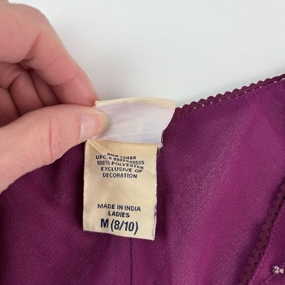 Faded Glory Y2K Babydoll Top Bell Sleeves Sz M Y2K Fairy Grunge Whimsigoth Sheer - Picture 10 of 11